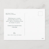 Modern Joyful 3 Foto's Feestdagenkaart (Achterkant)