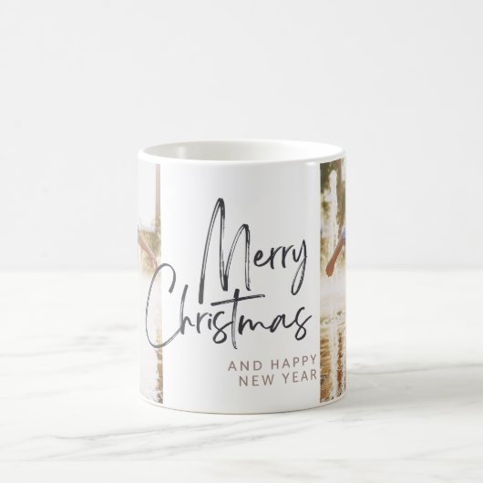 Modern Joyful Foto Mok (Center)