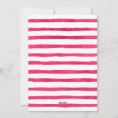 Modern Joyful Gold Pink Waterverf Foto Feestdagenkaart (Achterkant)