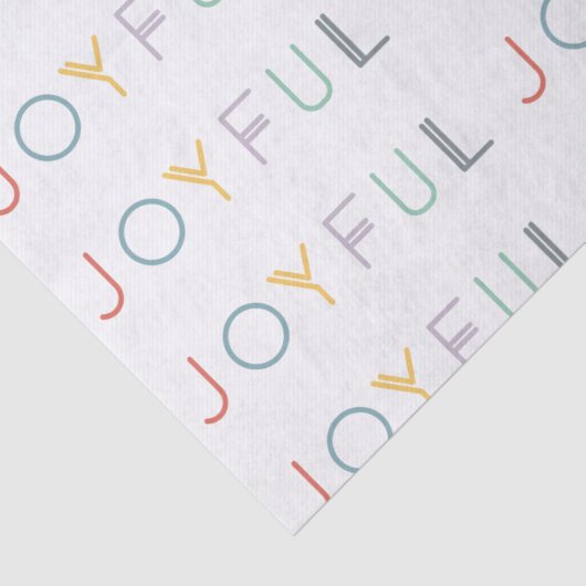 modern joyful pastelscriptpapier voor feestgoed tissuepapier (Detail)