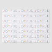 modern joyful pastelscriptpapier voor feestgoed tissuepapier (Voorkant)