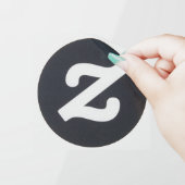 Modern joyful script kerstscript raamsticker (Afpellen)