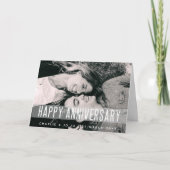 Modern Jubileum | Fantastische foto Happy Wedding Kaart (Voorkant)