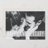 Modern Jubileum | Naam van fotoliefhebber Happy Co (Voorkant / Achterkant)