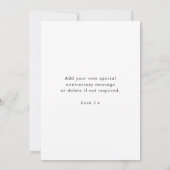 Modern Jubileum | Stijlvolle minimalistische fotok (Achterkant)