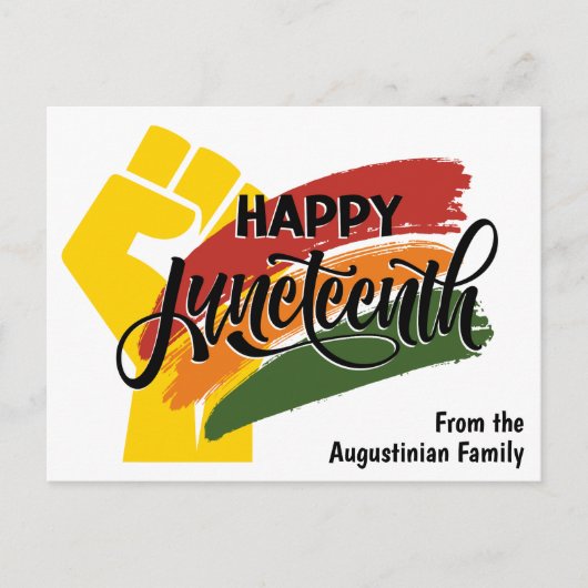 Modern JUNETEENTH Briefkaart (Voorkant)