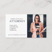 Modern Jurist Foto Professioneel Visitekaartje (Voorkant)