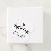 Modern Just in Hoesje Wedding Recovery Kit Bedankjes Labels (In situ)