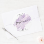 Modern kaars label product lavendel pot label (Envelop)