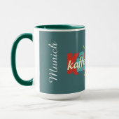 Modern Kaffeeklatsch German Heritage Personalized Mok (Links)