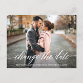 Modern kalligrafie script Verander de datum van de Briefkaart (Voorkant)