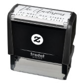 Modern kalligrafiescript Return Address Zelfinktende Stempel (Product)