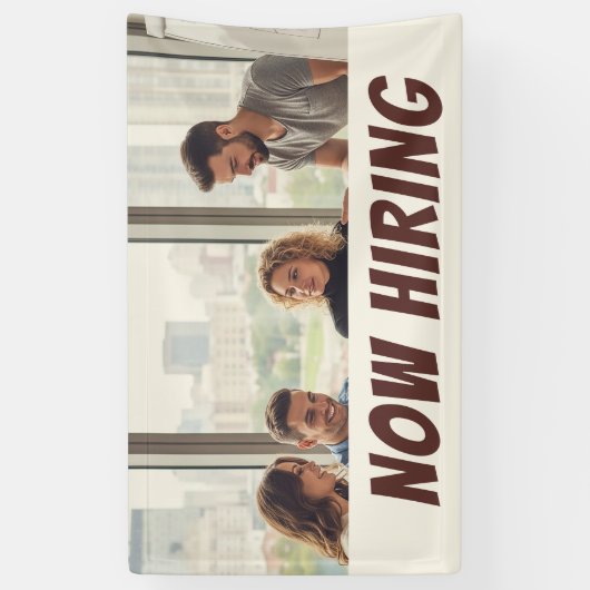 Modern Kantoor NOW HUREN Banner Professional Team (Verticaal)