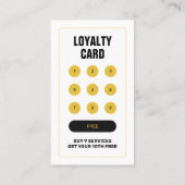 Modern kapperszaak kapperskapsel klantenkaartje (Achterkant)