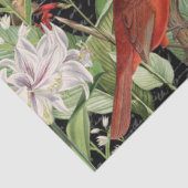 Modern kardinaal Amaryllis Collage Tissue Paper Tissuepapier (Detail)