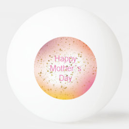 Modern Kawaii Pink Best Mam Ever Moederdag Pingpongbal