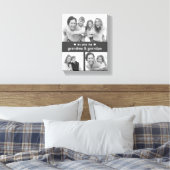 Modern Keepomwille Black en White Photos Grandpare Canvas Afdruk (Insitu (Slaapkamer))