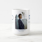 Modern Keepomwille Blue Photo PhD Afstuderen Koffiemok (Center)