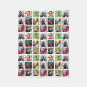 Modern Keepsake fotocollage patroon Fleece Deken (Voorkant)