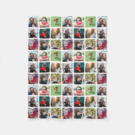 Modern Keepsake fotocollage patroon Fleece Deken