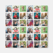 Modern Keepsake fotocollage patroon Magneet (Voorkant)