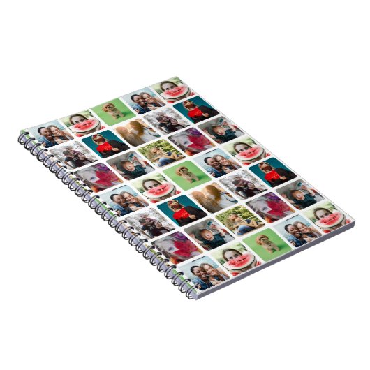 Modern Keepsake fotocollage patroon Notitieboek (Rechterzijde)