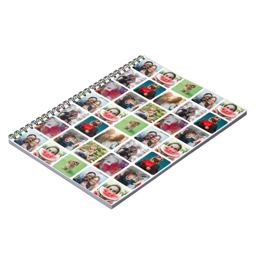 Modern Keepsake fotocollage patroon Notitieboek (Linkerzijde)