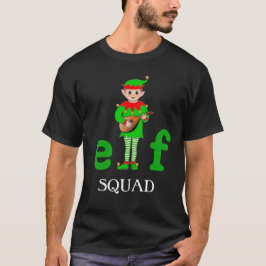 Modern Kerst Muziekal Elf Squad T-Shirt