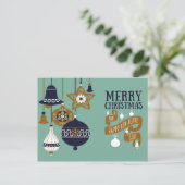 Modern Kerst Wenskaart Feestdagenkaart (Staand voorkant)