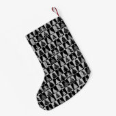 Modern Kerstboom Patroon Kleine Kerstsok (Achterkant (Hangend))