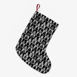 Modern Kerstboom Patroon Kleine Kerstsok