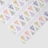 Modern kerstboom weefsel papier (Detail)