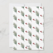 Modern kerstboom wenskaart feestdagenkaart (Achterkant)