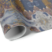 Modern kerstboompatroon cadeaupapier (Rol Hoek)