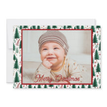 Modern kerstboompatroon in het bos