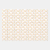 Modern kerstboompatroon inpakpapier vel (Voorkant 3)