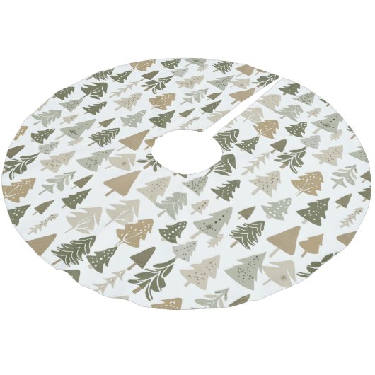 Modern kerstboompatroon kerstboom rok (Gekanteld)