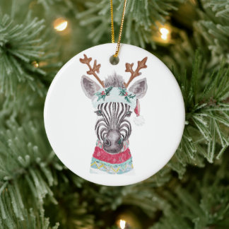 Modern kerstcadeau idee keramisch ornament