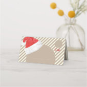 Modern kerstcadeauontwerp voor kerstcadeautjes plaatskaartje (Voorkant)