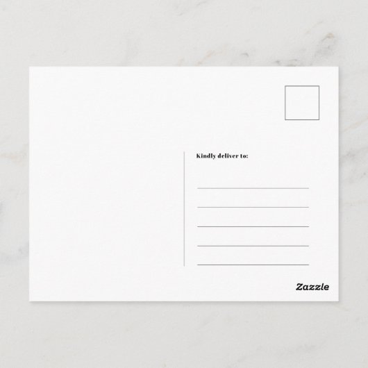 Modern kerstfeest in juli briefkaart (Achterkant)