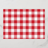 Modern kerstfotoscript folie feestdagenkaart (Achterkant)