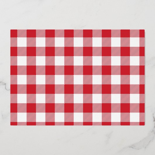 Modern kerstfotoscript folie feestdagenkaart (Achterkant)