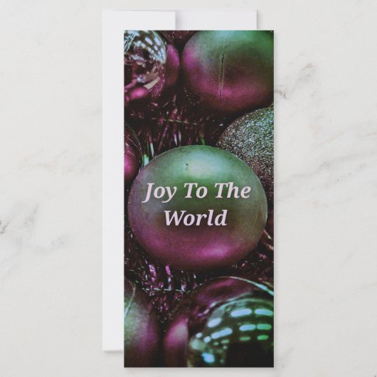 Modern kerstgroen Roos maakt de wereld warm (Achterkant)