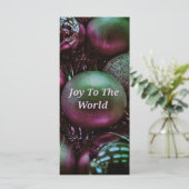 Modern kerstgroen Roos maakt de wereld warm (Staand voorkant)