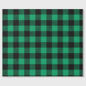 Modern kerstgroenboek met vingerafdruk cadeaupapier (Vlak)