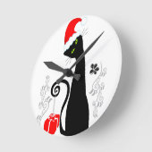 Modern kerstKat Ronde Klok (Hoek)
