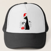 Modern kerstKat Trucker Pet (Voorkant)