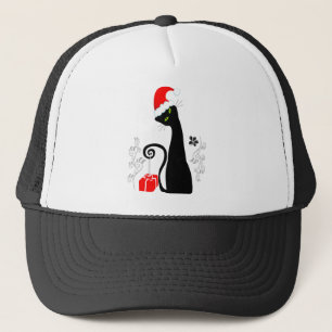Modern kerstKat Trucker Pet