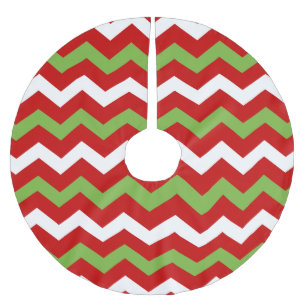 Modern Kerstmis-Chevron Pattern Kerstboom Rok