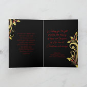 Modern Kerstmis Christelijk  Feestdagen Kaart (Binnen)